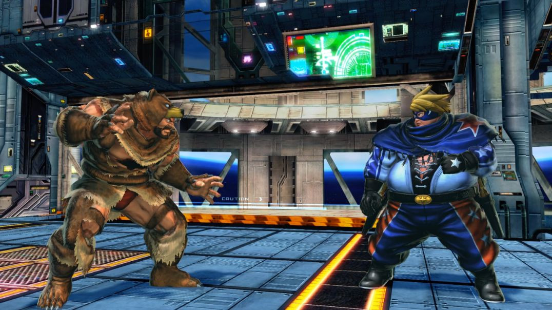 ⁣Epic Crossover Clash: Zangief & Rufus vs. Bob & Julia (Street Fighter X Tekken)