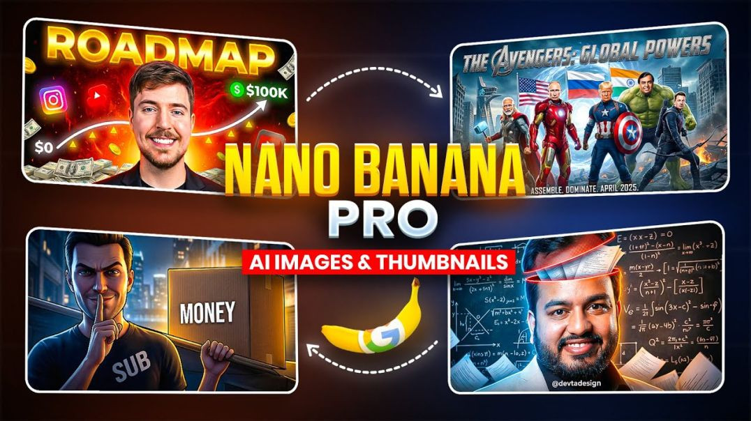 ⁣First Look at Nano Banana Pro - Stronger Text, Faces, and Logic
