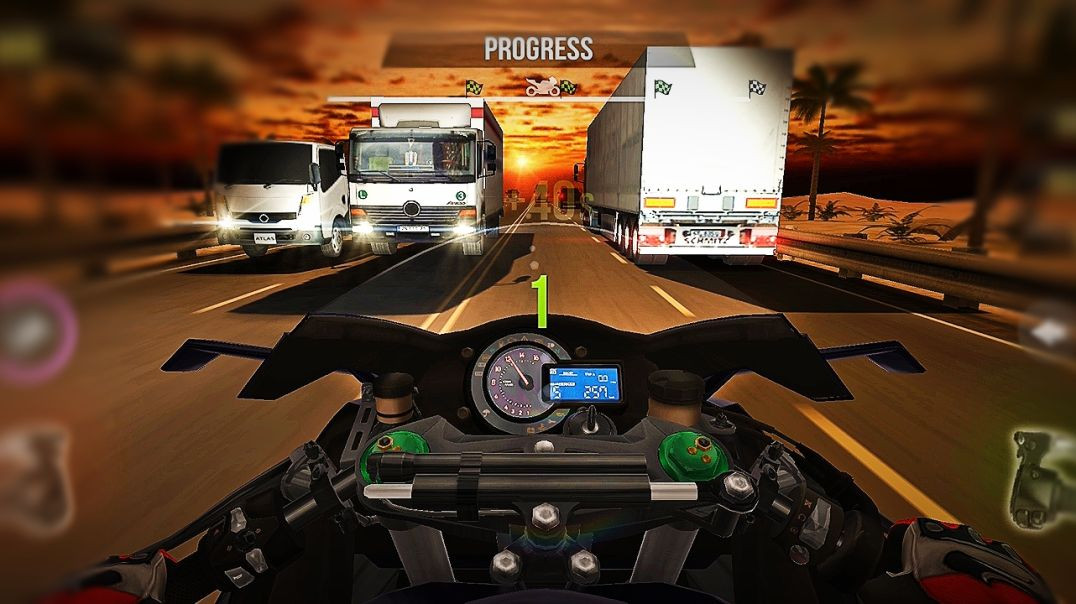 ⁣Reach Finish in Time Challenge |Traffic Rider Mission 55