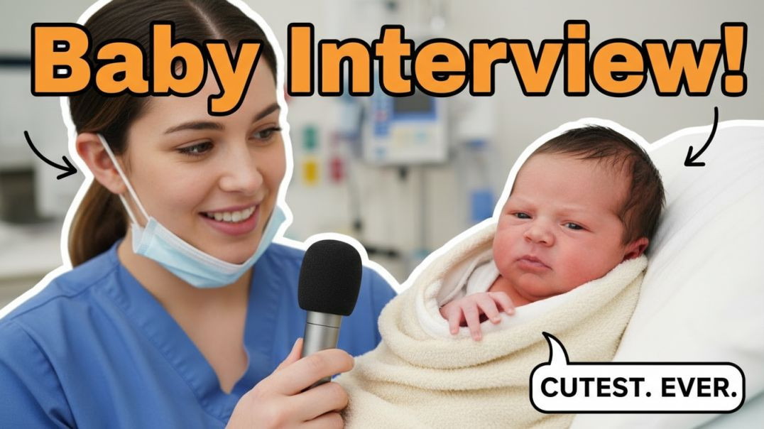 ⁣Newborn Baby Interview 😂 | Nurse aur baby ka cutest funny conversation!
