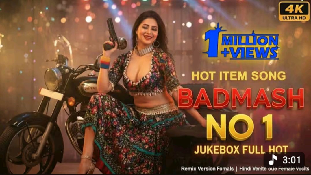 ⁣BADMASH NO 1 (Official Video) _ Hot Item Song 2025 _ Bollywood Dance _ 4K Ultra HD(1080P_60FPS)