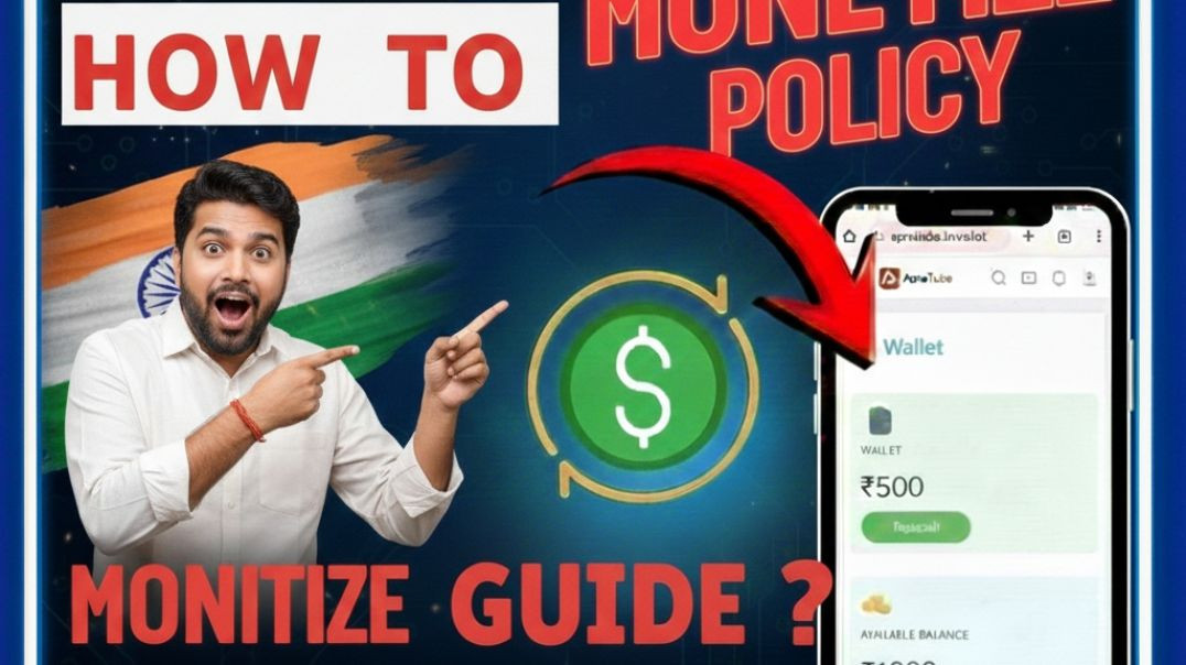 ⁣Apnatube monetize policy full detail