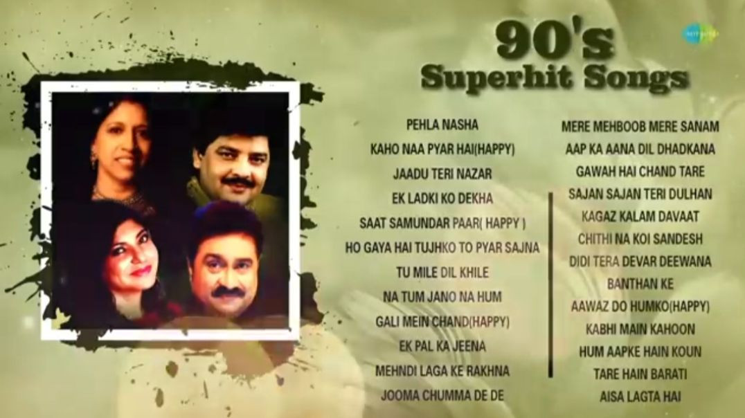 ⁣90's Hits Hindi Songs _ Pehla Nasha _ Banthan Ke _ Jaadu Teri Nazar _ Ek Ladki Ko Dekha _ Tu 