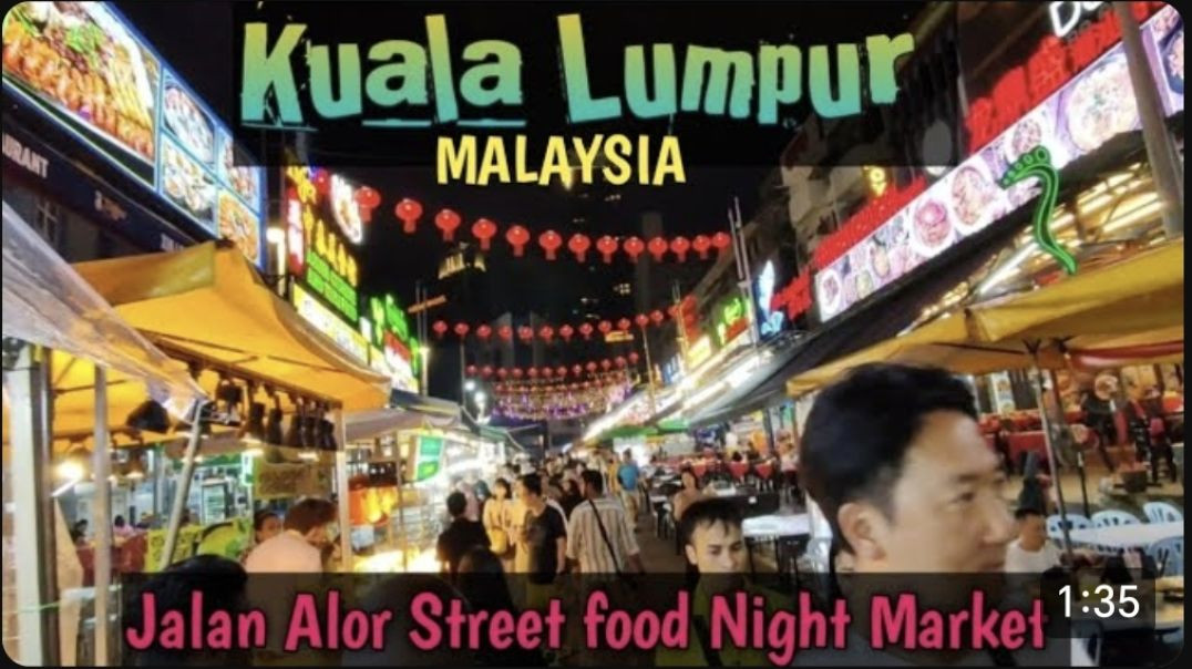 ⁣Kuala Lumpur Street Food | Jalan Alor Night Market Tour