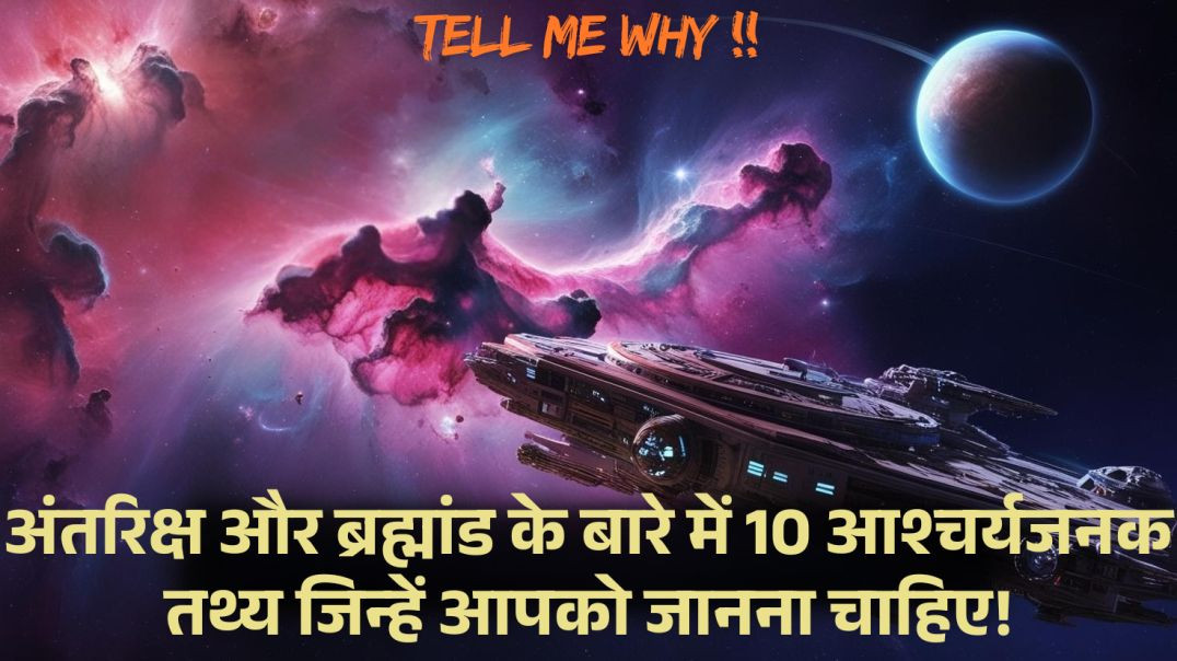 ⁣अंतरिक्ष और ब्रह्मांड के बारे में 10 आश्चर्यजनक तथ्य 🌌✨☄️ 10 Mysteries of Space and the Universe!
