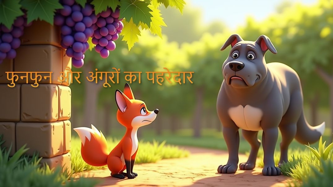 ⁣फुनफुन और अंगूरों का पहरेदार" — Fhunfun and the Guardian of the Grapes