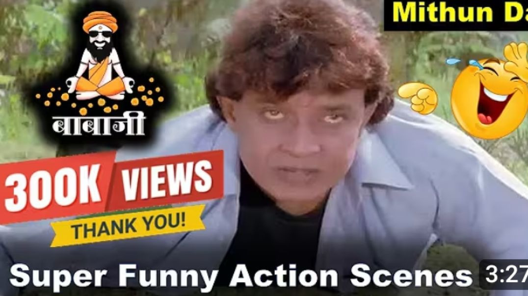 ⁣Funny action scenes of Mithun da part 5 😂😂
