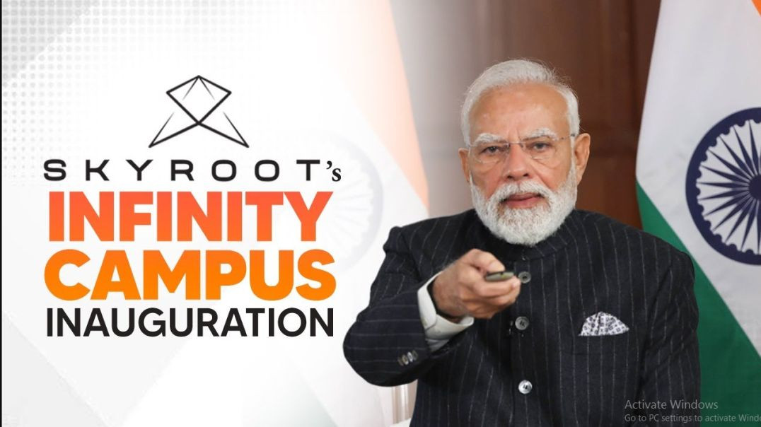 ⁣LIVE: PM Modi inaugurates Skyroot’s Infinity Campus via video conferencing