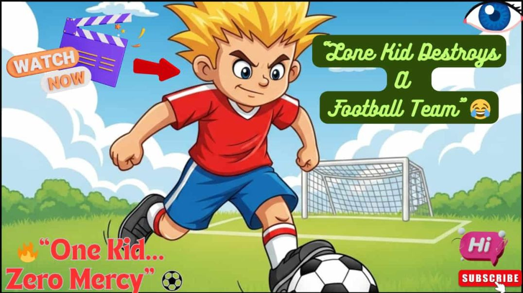⁣“Lone Kid Destroys Entire Football Team 😂 | Epic Dribble, Dodges & Goal Magic ⚽🔥”