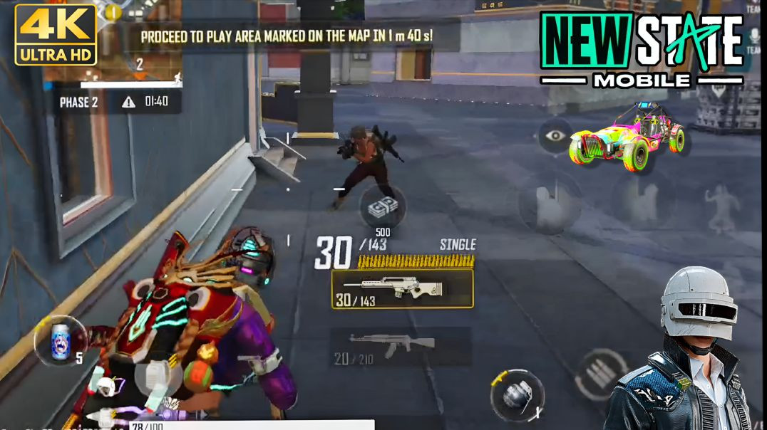 ⁣New State Mobile 4K Gameplay