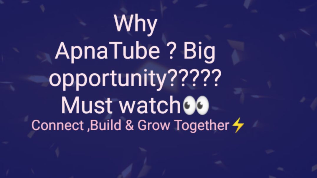 ⁣Why ApnaTube ? Big opportunity 🎯