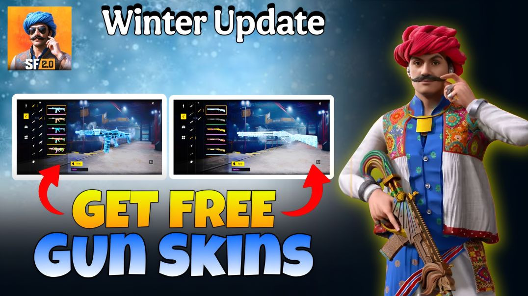 ⁣Scarfall 2.0 Glacier Skin Free?! Winter Update Is Crazy 😍🥶