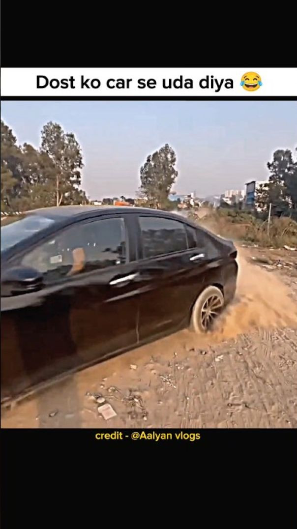 Dost ko thok diya 🤕 _short _car _biker _rider _roadragebiker _motovlogging