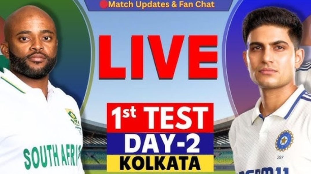 ⁣IND vs SA 2025, 1st Test, Day 2 Match Highlights _2