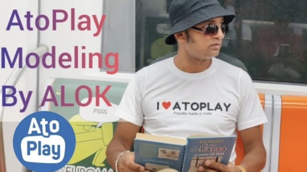 ⁣Modeling with AtoPlay T-Shirt | AtoPlay