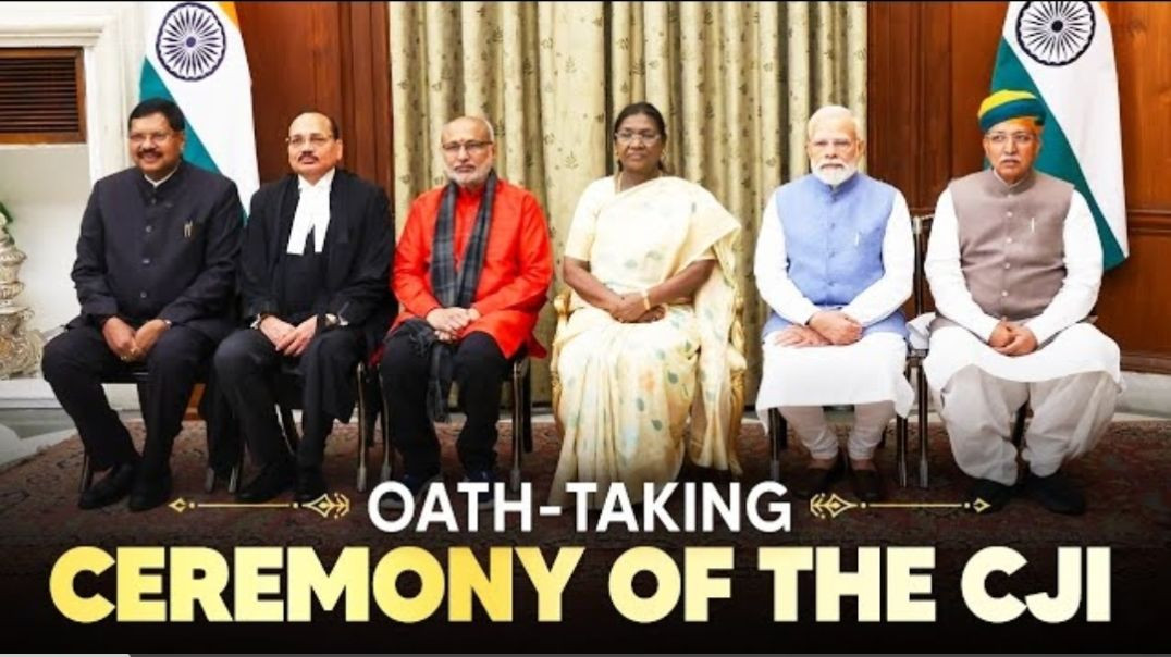 LIVE_ PM Modi attends the oath-taking ceremony of Justice Surya Kant as the Chief Justice of India