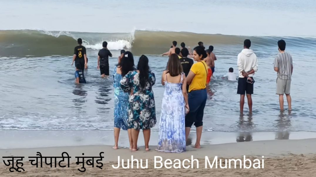 ⁣Juhu Beach Mumbai|Juhu Chaupati