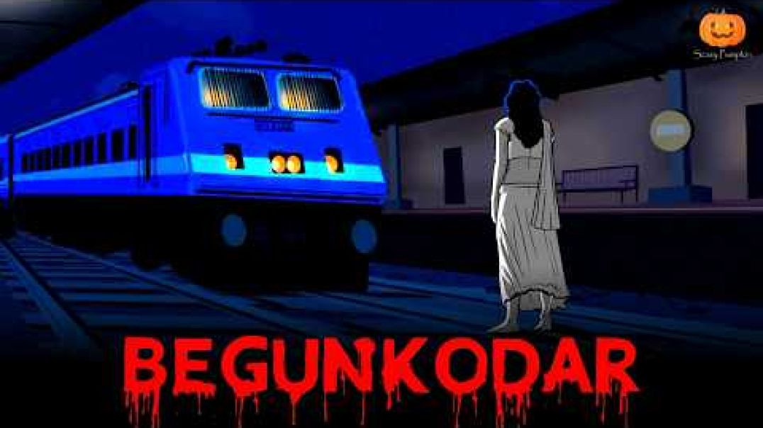 ⁣Begunkodar Railway Station Horror Story _ Scary Pumpkin _ Hindi Horror Stories _ Real Horror Story