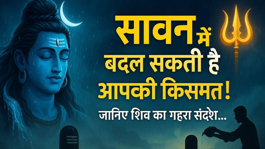 सावन में शिव का गहरा संदेश _ सावन माह 2025 _ सावन में बदलेगी आपकी किस्मत