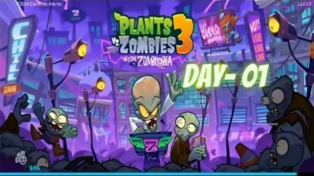 Plants vs Zombies 3 | Day 1 | Level 1 - 8 | Sadabahar Gamer