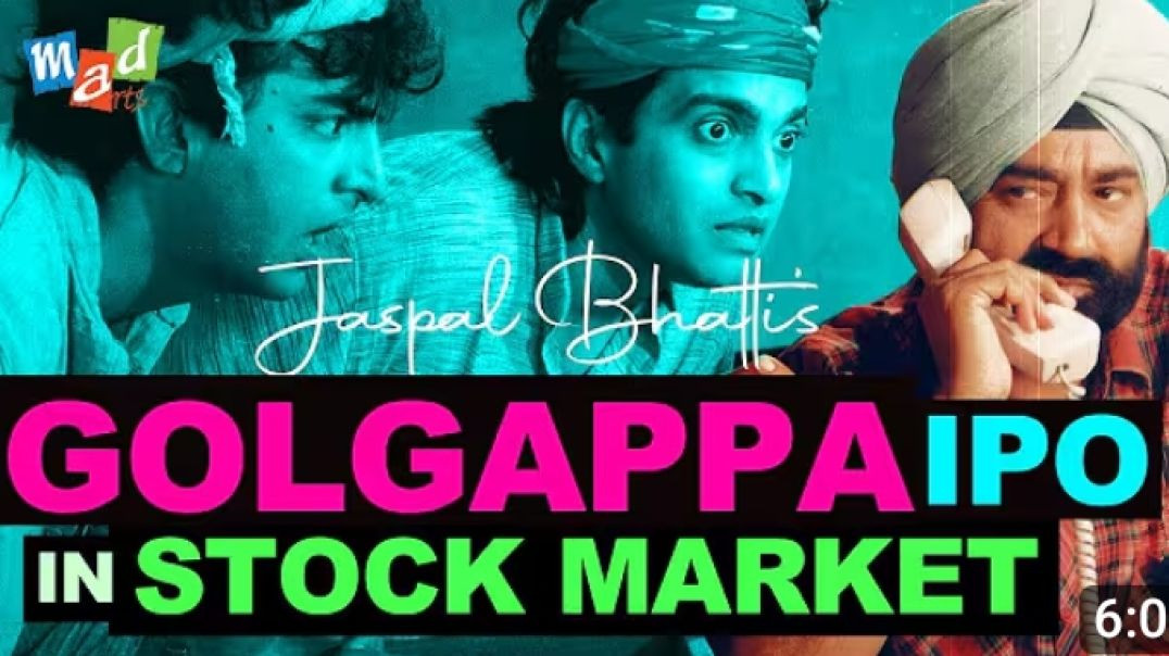 ⁣GOLGAPPA IPO in STOCK MARKET - Jaspal Bhatti Comedy