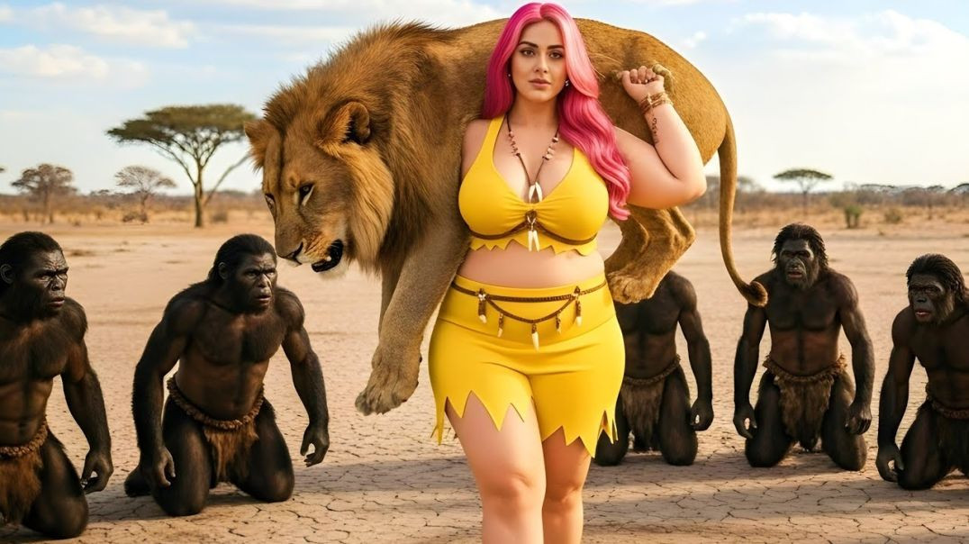 ⁣Millions of Years Ago | Women’s Tribe Catches Male Hominid Who Entered Their Territory Hindi Dubbed