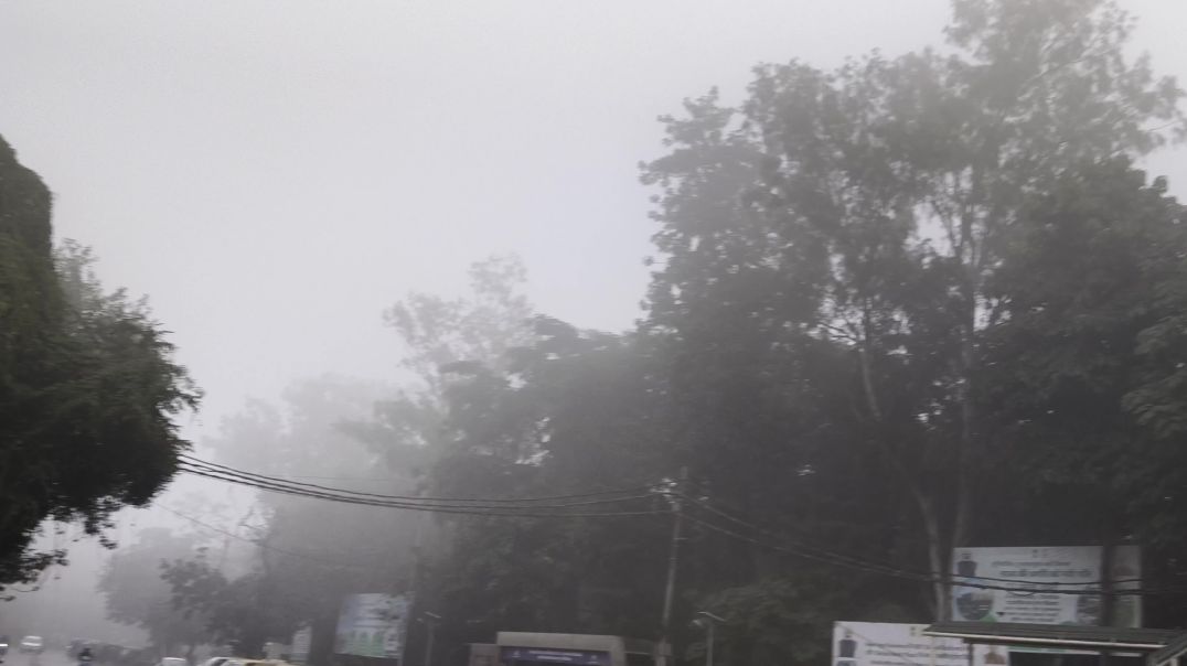 ⁣Fog video shoot 2025 Patna