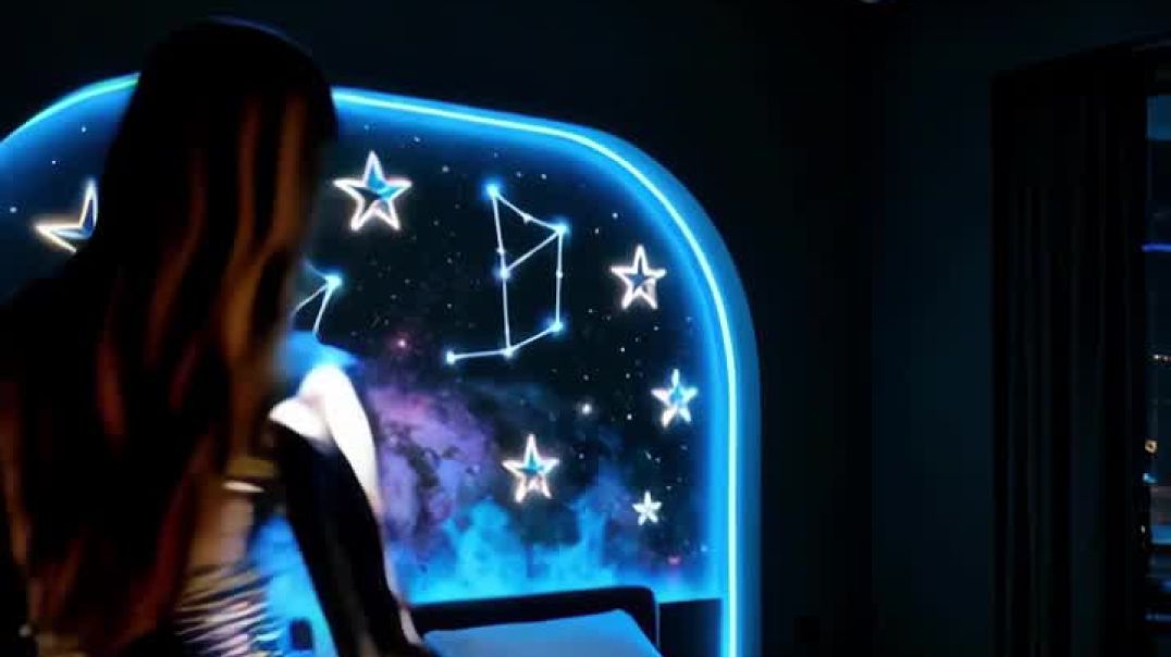 ⁣Snake, waterfall, celestial star