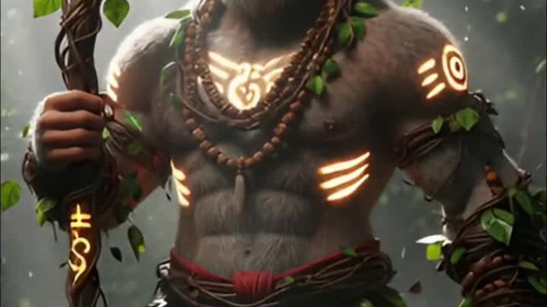 ⁣My heart chants Ram My soul roars Hanuman RamBhakti HanumanVibe JaiShreeRam