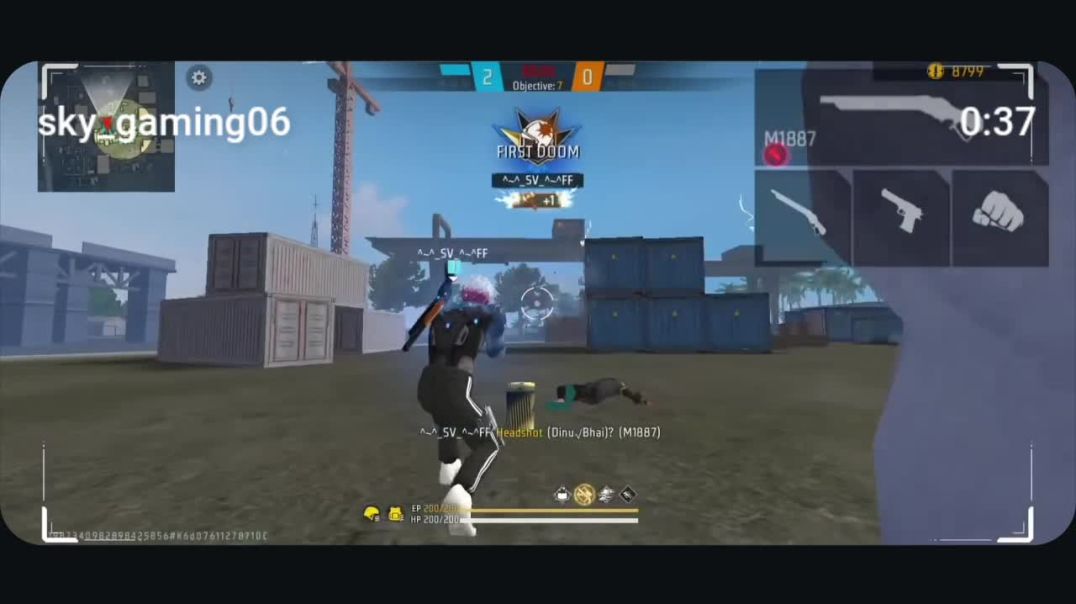 ⁣Free fire ajubhai vs raistar 7.0