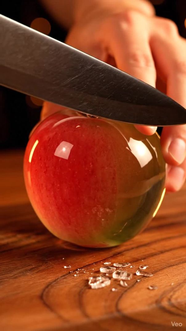 ASMR VIDEO CUTTING APPLE