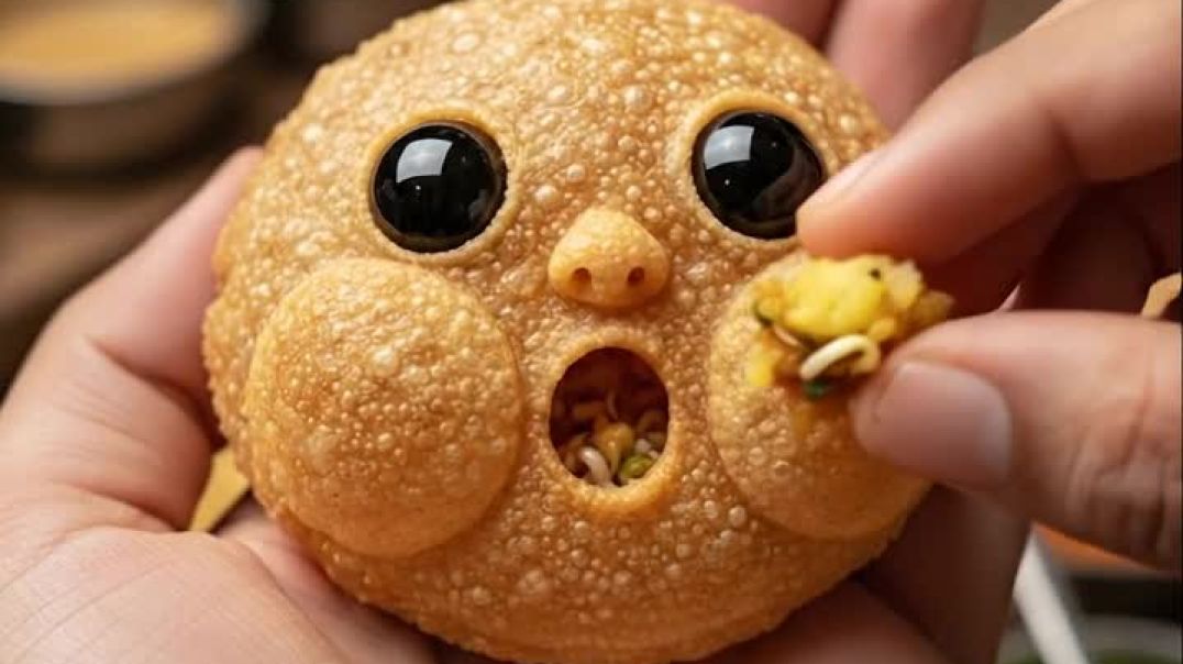 ⁣Cutest  Panipuri 😱👁️‍🗨️