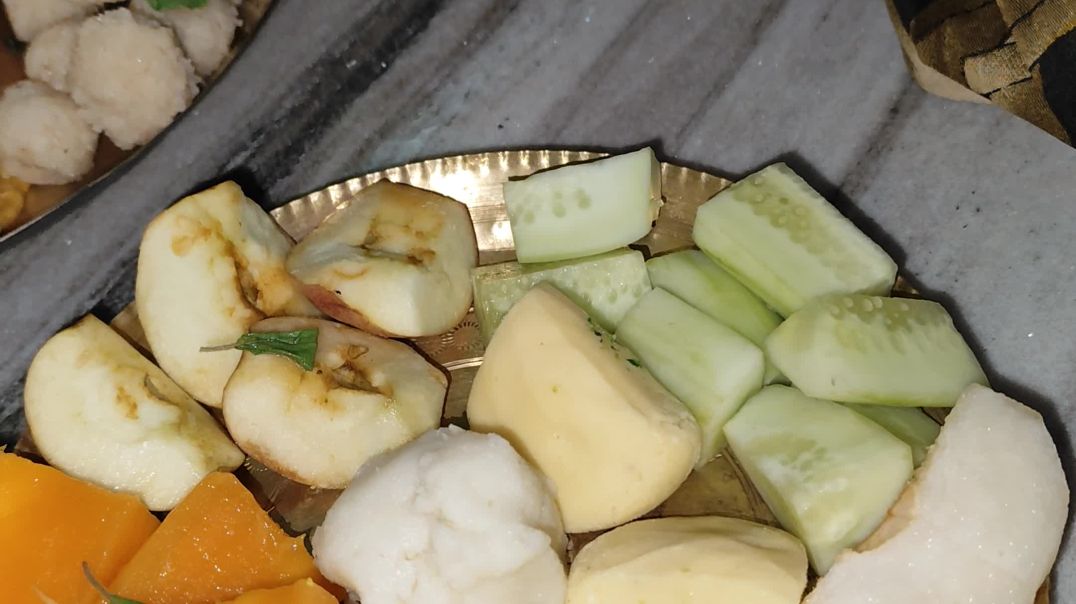 ⁣Janmashtami bhogar thala Sajan holo.