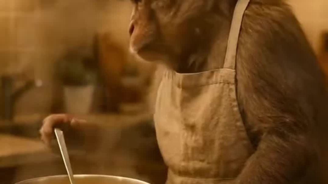 ⁣“Bandar Ne Mirchi Khali 😭🌶️ | Emo-Funny Monkey Video | Kaanton Se Dhuaan Nikla 😂🔥 | #Trending Shorts