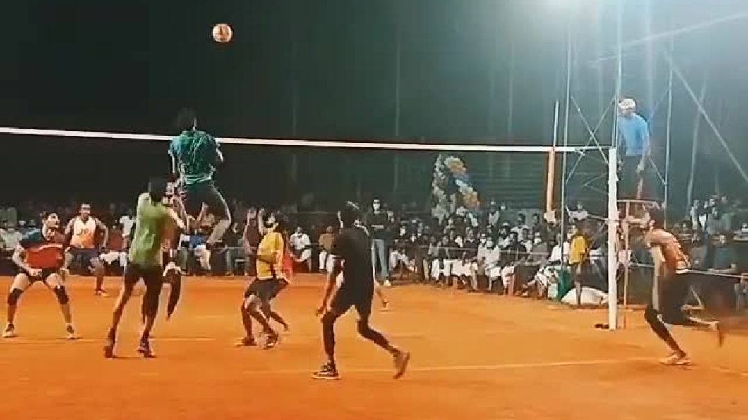 ⁣Volleyball playing।