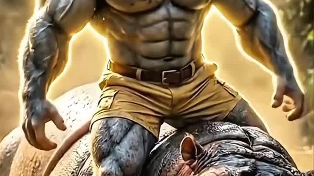 ⁣चूहे ने तो पूरा हिप्पोपोटामस उठा कर घर ले आया__ 🦛🐭💪__hippo _mouse _shorts _funnyshorts _aistory(MP4)