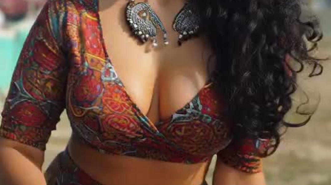 ⁣Skirt show off  Prompt indian gorgeous & attractive bhabi stunning and extra extra large hourgla