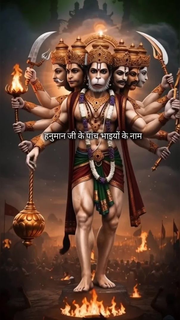 हनुमान जी के पांच भाइयों के नाम #Matiman #Shrutiman#Ketuman#Gatiman#Dhritiman#shorts#video