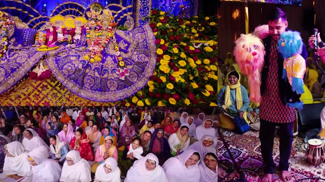 ⁣श्रीजी के सामने जब Jojo और Jony की कलाकारी देखकर महाराज जी हुए है