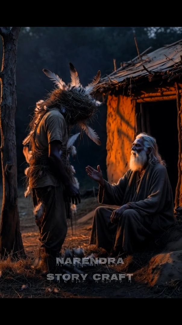 चिड़ियों ने किसान पर बना लिया घोंसला #ai #aivideo #hindistories #shorts#trending #explore #animation