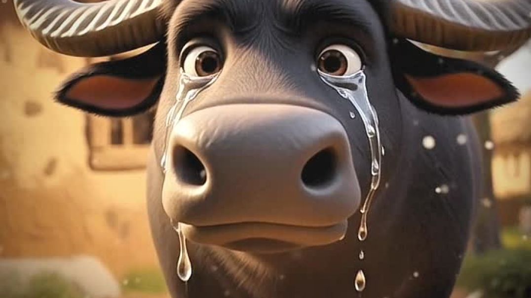 ⁣😳बच्चे की एक गलती और भैंस की ममता