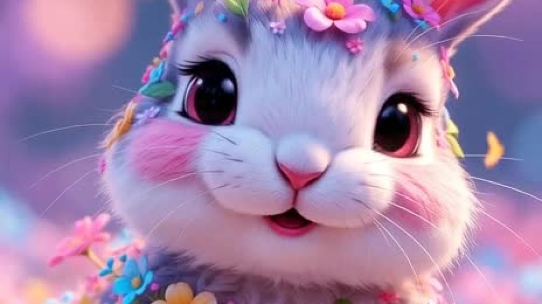 ⁣Cute rabbit