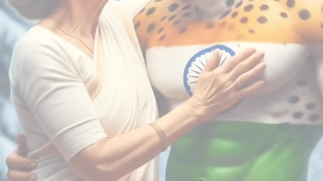 ⁣Indian 🇮🇳 tiger 🐯 vs pakistan 🇵🇰 tiger 🐯#trending#vhelleng#viral#animal#short#apnatube#ai video