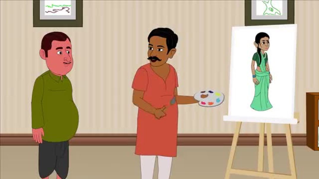 ⁣चुडैल ने बनाई पेंटिंग फिर हुआ घमासान_ Hindi Story _ Moral Stories _ Kahaniya _ Stories _ Hindi Kahan