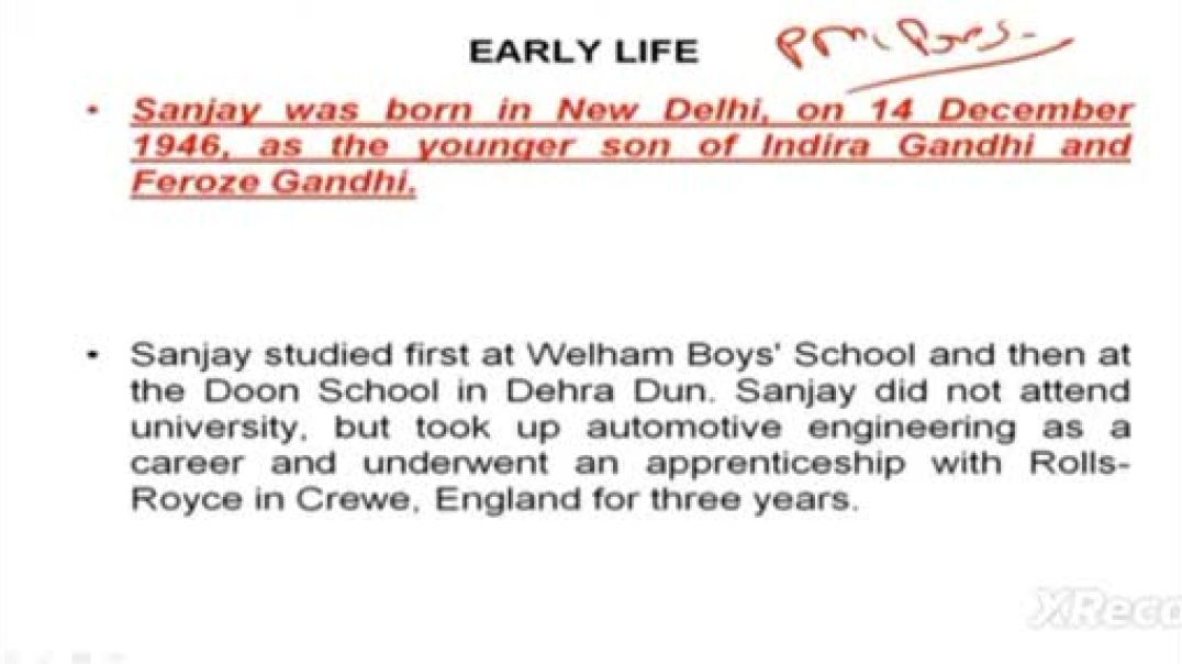 ⁣SanjayGandhi(14Dec1946–23June1980) younger son of indira gandhi