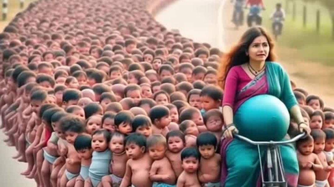 ⁣मां साइकिल चला के आ रहे है मां के साइकिल के अंदर इंसानों का (720P