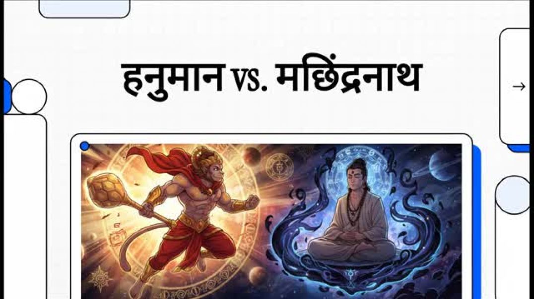 ⁣हनुमान vs मछिन्द्रनाथ _ महाप्रलयंकारी युद्ध _ Epic Battle Animation (AI-Created)