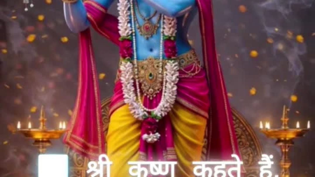 ⁣श्री कृष्णा कहते हैं 🥰🙏🏻#jaishreeram #jaishreekrishna #radhakrishna #radenrakha #sanvariya
