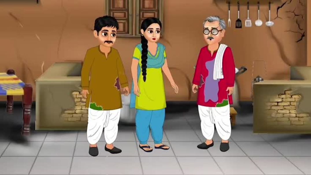 ⁣गरीब की झोपड़ी कार्टून। Garib ki jhopadi Hindi cartoon video