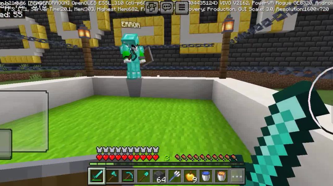 ⁣Minecraft Survival series PVP with my friend